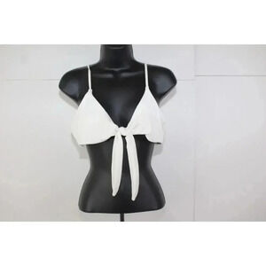 ladies white bikini top size M